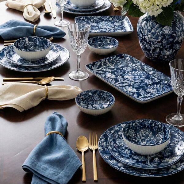 Lucky Art Lunara 4Lu Seramik Tabak Seti 27Cm