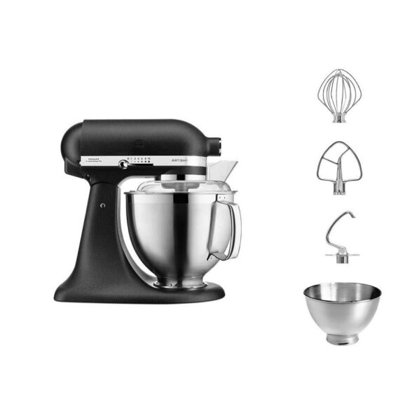 KitchenAid Artisan 4,8 L Stand Mikser 5KSM185PS Cast Iron Black-EBK