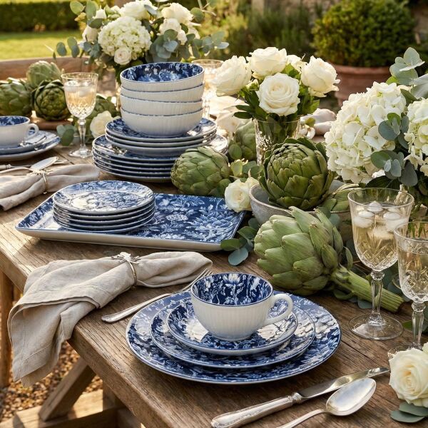 Lucky Art Lunara  Seramik Sunum Tepsisi 36X24Cm