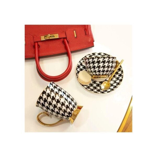 Cristina Re Mug Houndstooth