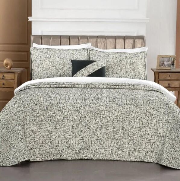 Sarev Calipso Yatak Örtüsü Çift Kişilik-Bej