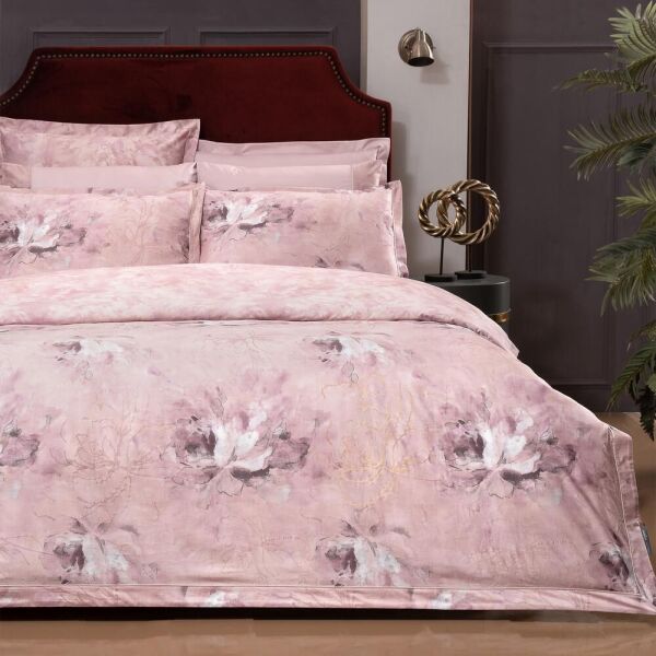 Sarev Freza Saten Nevresim Takımı Çift Kişilik 4 Yastık