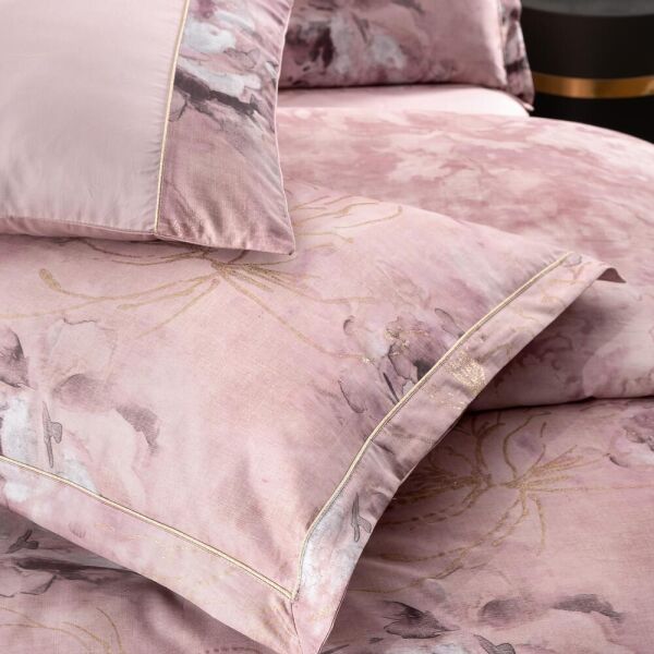 Sarev Freza Saten Nevresim Takımı Çift Kişilik 4 Yastık