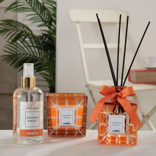 Sarev Orange Sweet Scented Candl