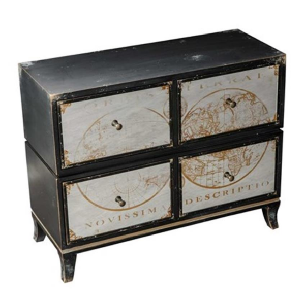 Vitale Dört Çekmeceli Ahşap Mobilya  95.5 x 40.0 x 77.0 cm