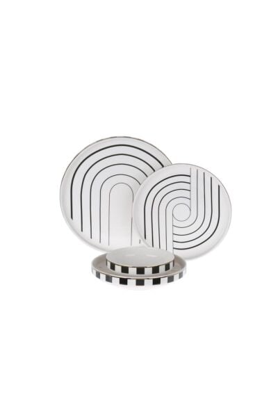 Lucky Art Prudence 24 Parça Bone Yemek Takımı