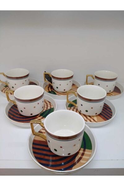 Lucky Arden 6'Lı Çay Fincan Seti