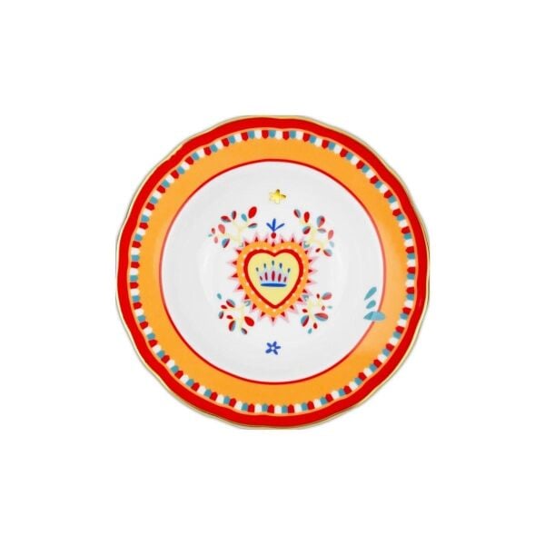 Baci Milano Mamma Mia Kalp Desenli Tabak 22 Cm