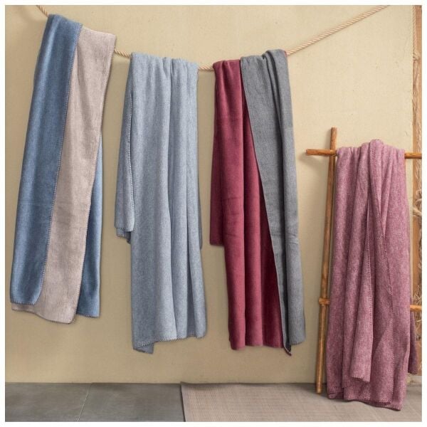 Sarev Maren Battaniye Çift Kişilik Mocha