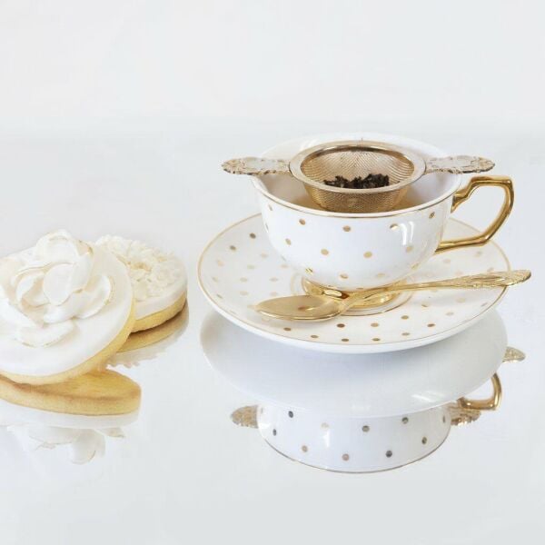 Cristina Re Teacup Polka Gold