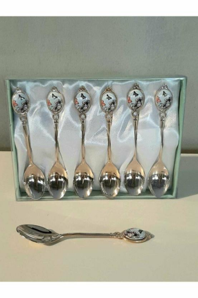 Lucky Art Babilin Bahçeleri  6'lı Çay Kaşığı Seti