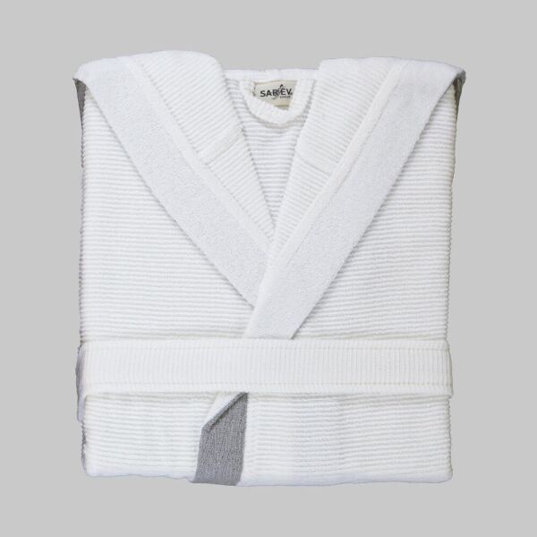 Sarev Street Bornoz Beyaz L