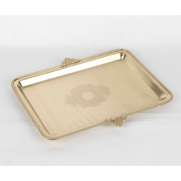 Mikasa Moor Pirinç İşlemeli Dkdörtgn Tepsi 28x23cm