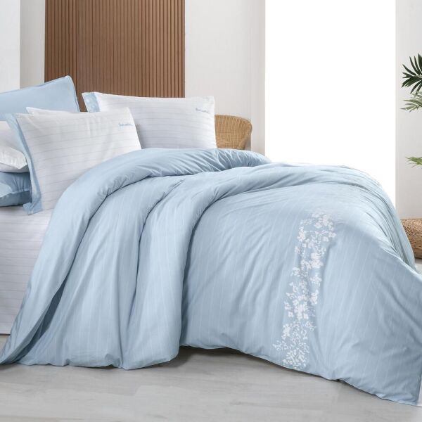 Sarev Olric Fancy Çift Kişilik Nevresim Takımı 2 Yastık Mavi