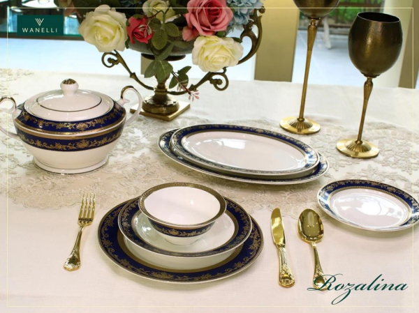 Wanelli Fx1054 Rozalina 60 Parça Yemek Takımı