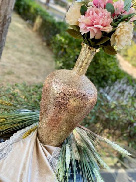 Wanelli Wn1158 Pessa Gold Vazo 49 cm