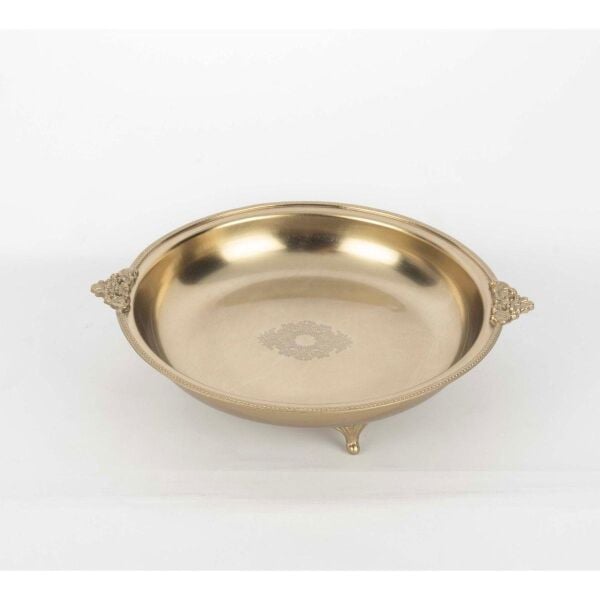 Mikasa Moor Pirinç İşlemeli Yuvarlak Tepsi 25x6cm