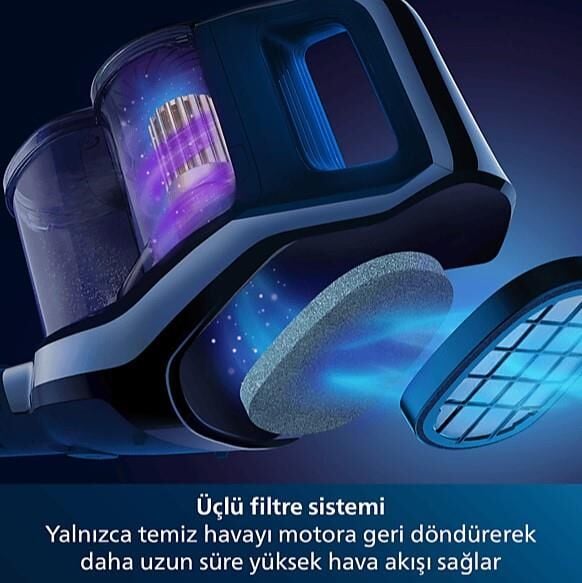 Philips XC7040/01 SpeedPro Max 25.2 V Dikey Şarjlı Süpürge