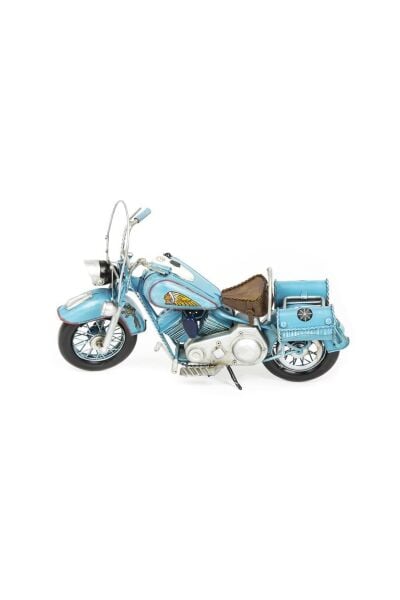 Lucky Art Mavi Motorsiklet 33 x 15 x 23 Cm