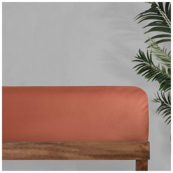 Sarev Monochrome  Saten  Düz Çarşaf Çift Kişilik Garnet