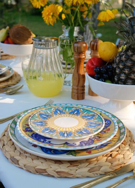 The Mia Limoncello Pasta Tabağı 6'lı Set 19 cm