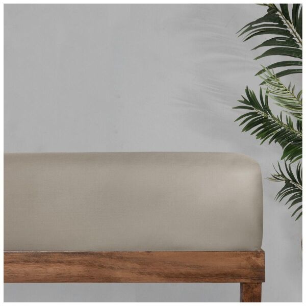 Sarev Monochrome  Saten  Düz Çarşaf Mocha