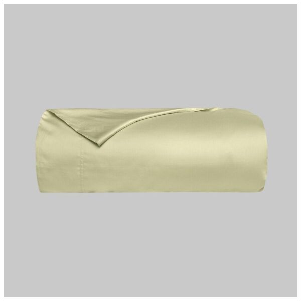 Sarev Monochrome  Saten Tekli Nevresim Takımı Lemon Cream