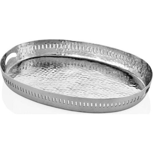 The Mia Sehpa Dekoru Nikel Tepsi