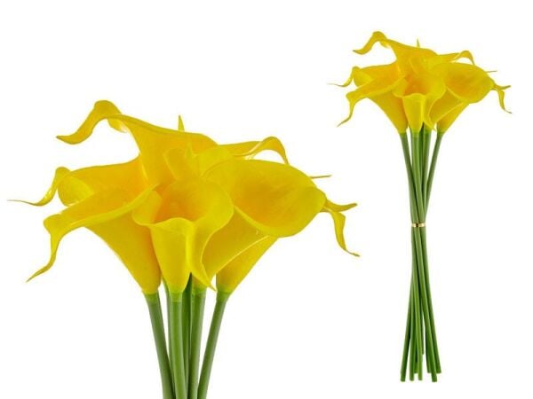 Lamedore Yapay Lale Çiçek Sarı 30 Cm (10)