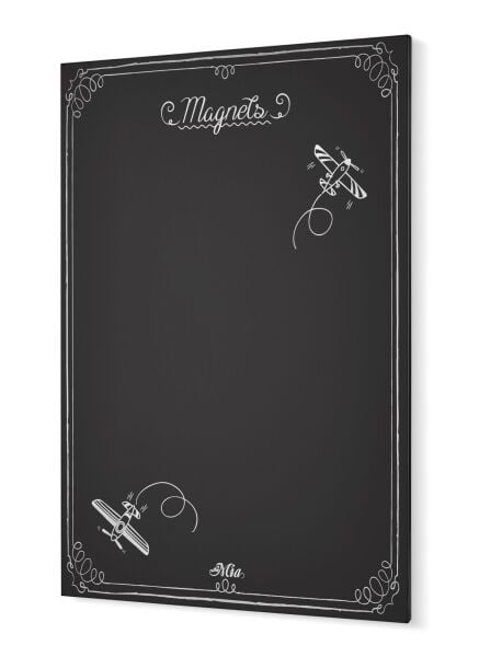 The Mia Magnet Panosu Siyah 70x50 cm