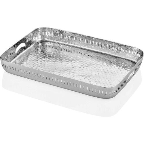 The Mia Sehpa Dekoru Nikel Tepsi