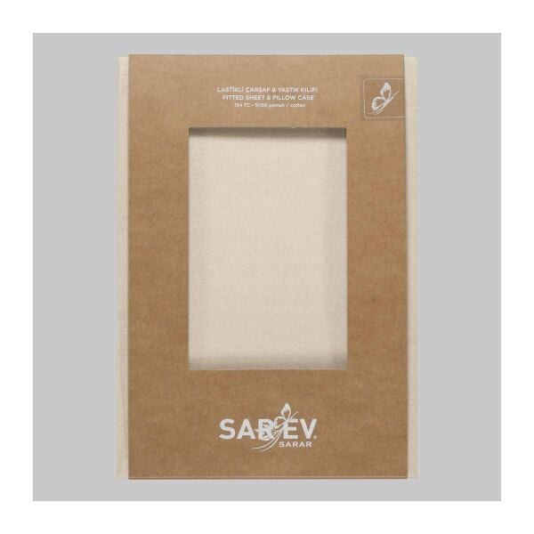 Sarev New Slow Cıty 180x200 Fıtted Sheet Ekru