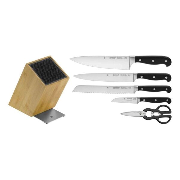 Wmf Spitzenklasse Plus Flextex Bıçak Blok Seti (4 Bıçak+1 Makas+Blok)