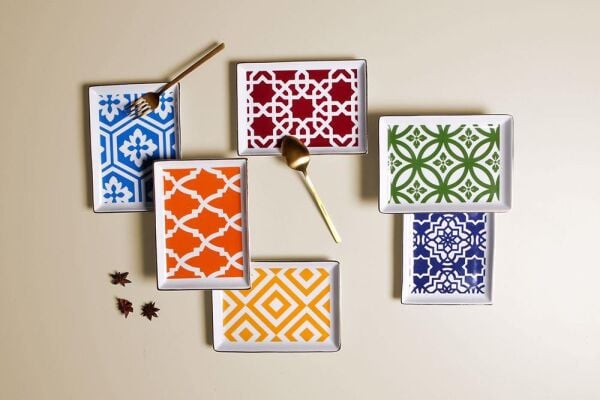 Porland Morocco 6'lı Pasta Takımı 18x13cm