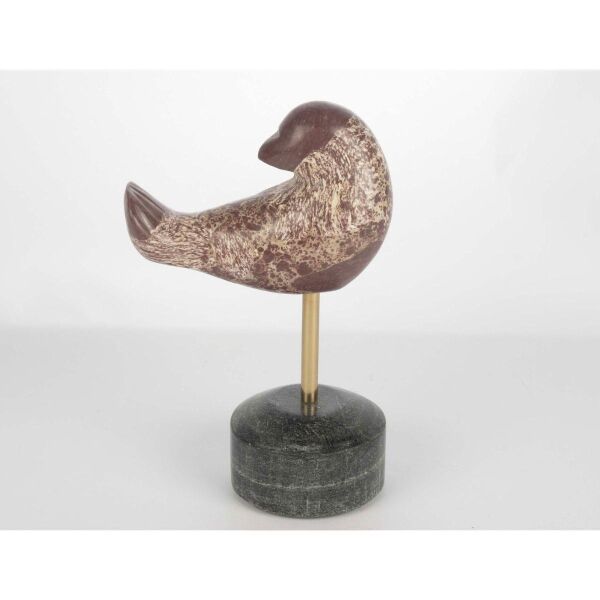 Mikasa Moor Mermer Metal Çubuk Kuş Obje 14x22cm