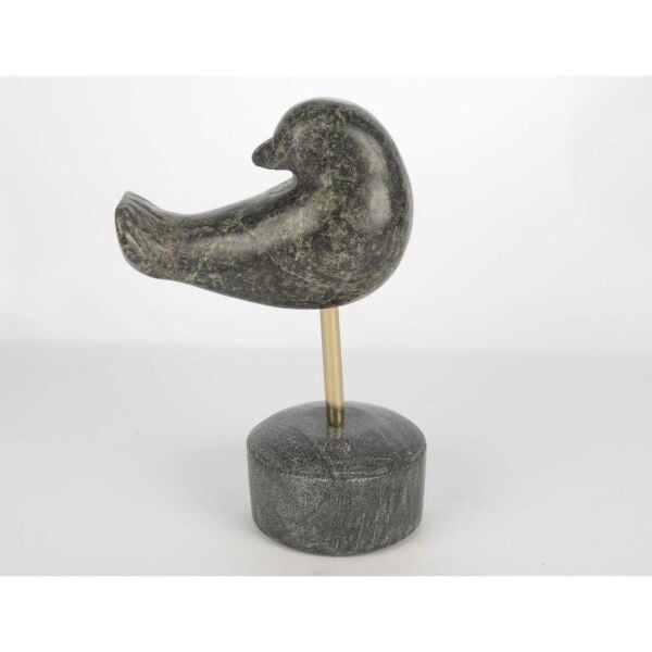 Mikasa Moor Mermer Metal Çubuk Kuş Obje 14x22cm