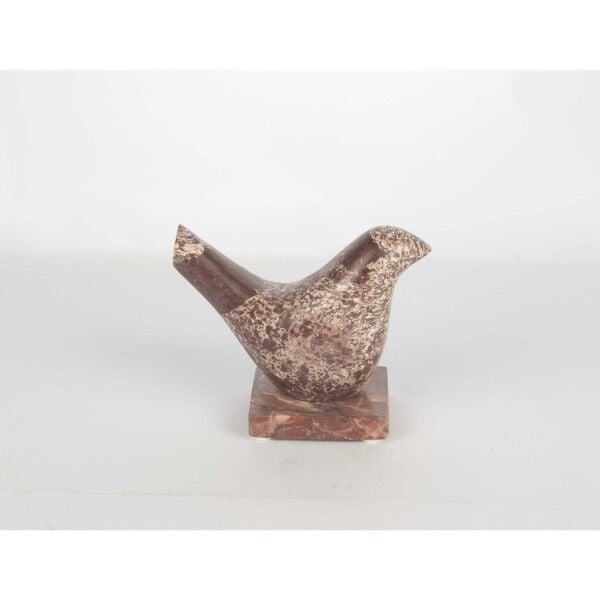 Mikasa Moor Bordo Mermer Kuş Dekor 14x12cm