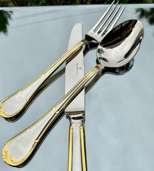 Wanelli Hr5534 Altın 84 Parça Çatal Kaşık Bıçak Takımı