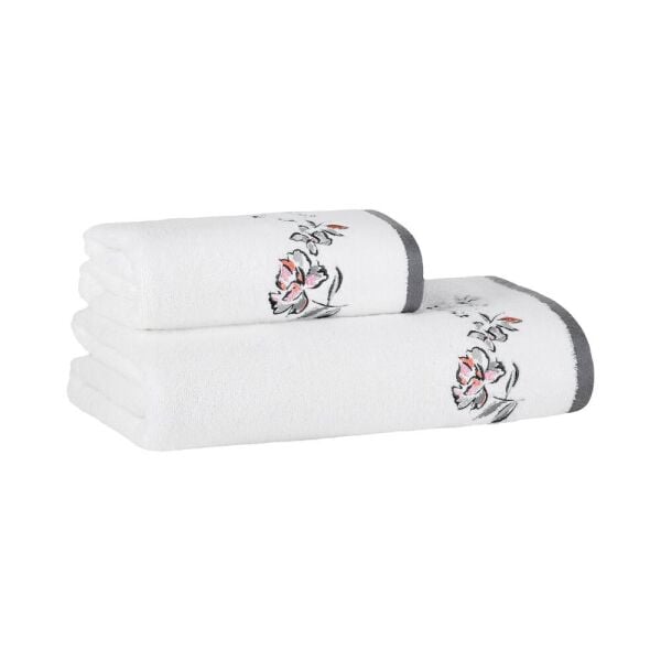 Sarev Fıora 30x50 Havlu Gri