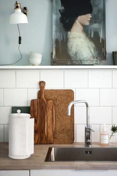 The Mia Havlu Peçetelik Beyaz 30x14 cm