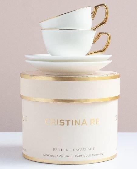 Cristina Re Fildişi 2 li Kahve Fincanı