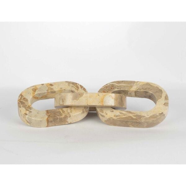 Mikasa Moor Krem Mermer Dekor Zincir 35x10x11cm