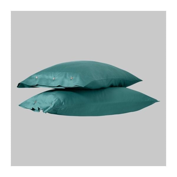 Sarev Monochrome Saten Yastık Kılıfı-Ocean