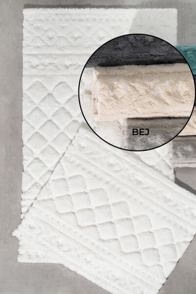 Zebra Casa Henra Pamuk Paspas Seti Koyu Gri