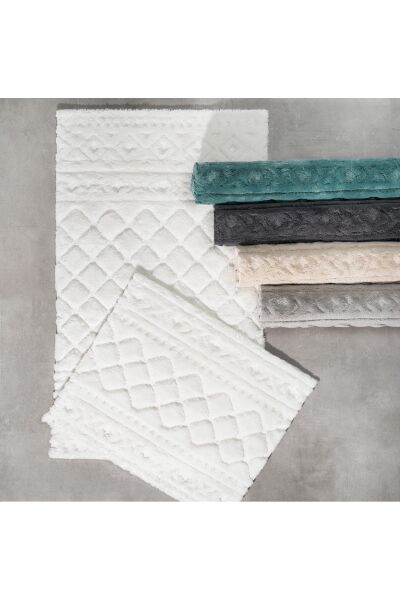 Zebra Casa Henra Pamuk Paspas Seti Mint