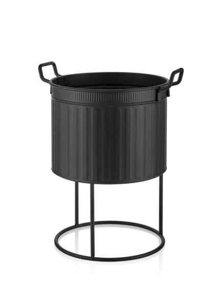 The Mia Saksı 46 x 32 cm Siyah
