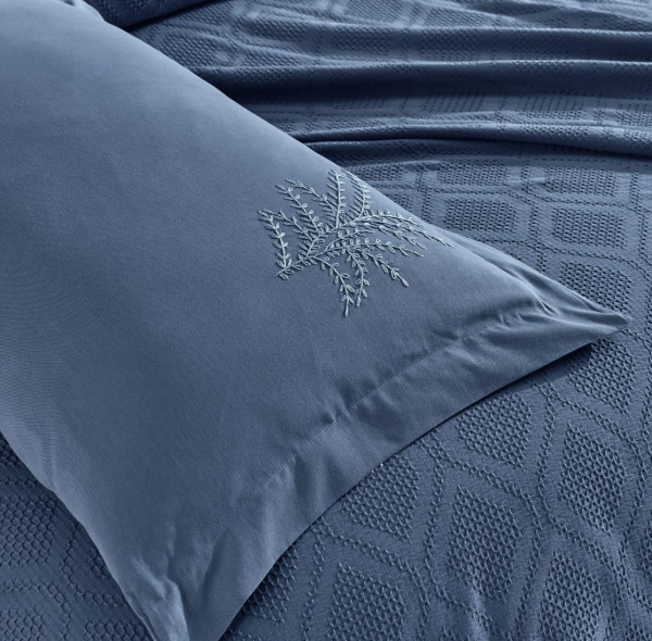 Zebra Casa Sandal Pike Seti İndigo Tek Kişilik