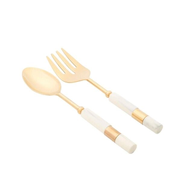 Jumbo Lındo 2li Salata Servis Seti Qe79 Çelik