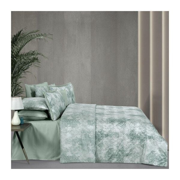 Sarev Dnıpro Saten Nevresim Takımı Çift Kişilik 4 Yastık