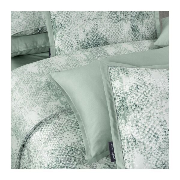 Sarev Dnıpro Saten Nevresim Takımı Çift Kişilik 4 Yastık